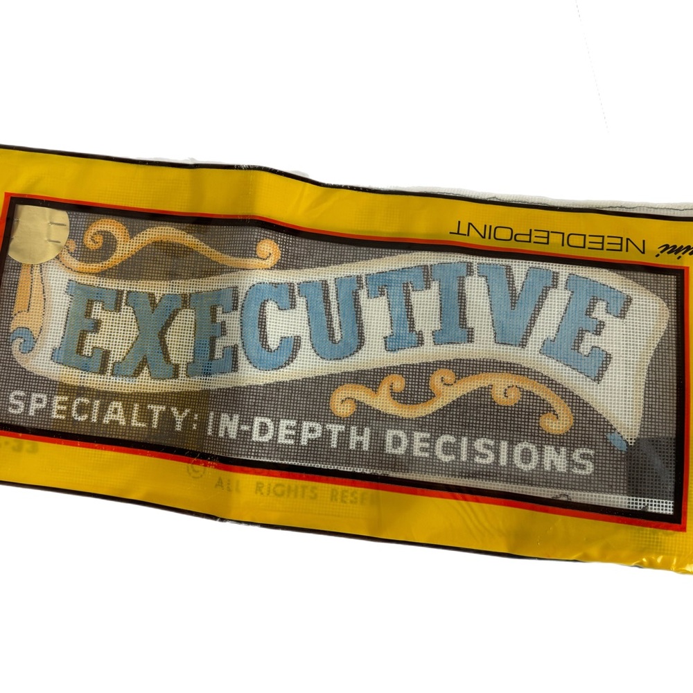 Vintage 1977 needlepoint kit